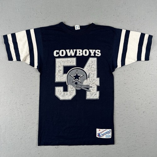 Vtg 80s Champion Dallas Cowboys Shirt Men’s Medium Blue Randy White Football
