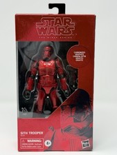Star Wars Black Series Carbonized Graphite Sith Trooper Red Chrome Minor Damage