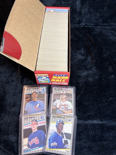 1989 FLEER Baseball Complete Set Ken Griffey Jr Billy Ripken 660 Cards & Sticker - Picture 8 of 8