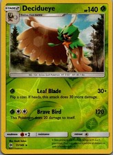 Decidueye Reverse Holo Rare SM Base Set 11/149 NM