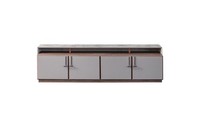 Sideboard Tv StäNder Rtv Lowboard Grau Wohnzimmer Holz Tisch Schrank