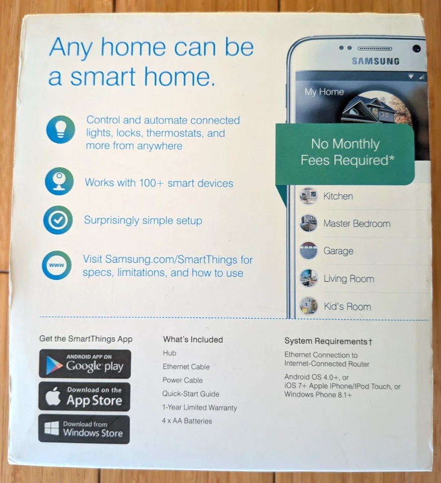 Samsung SmartThings STH-ETH-250 Smart Home Hub New Sealed - Image 2 of 4
