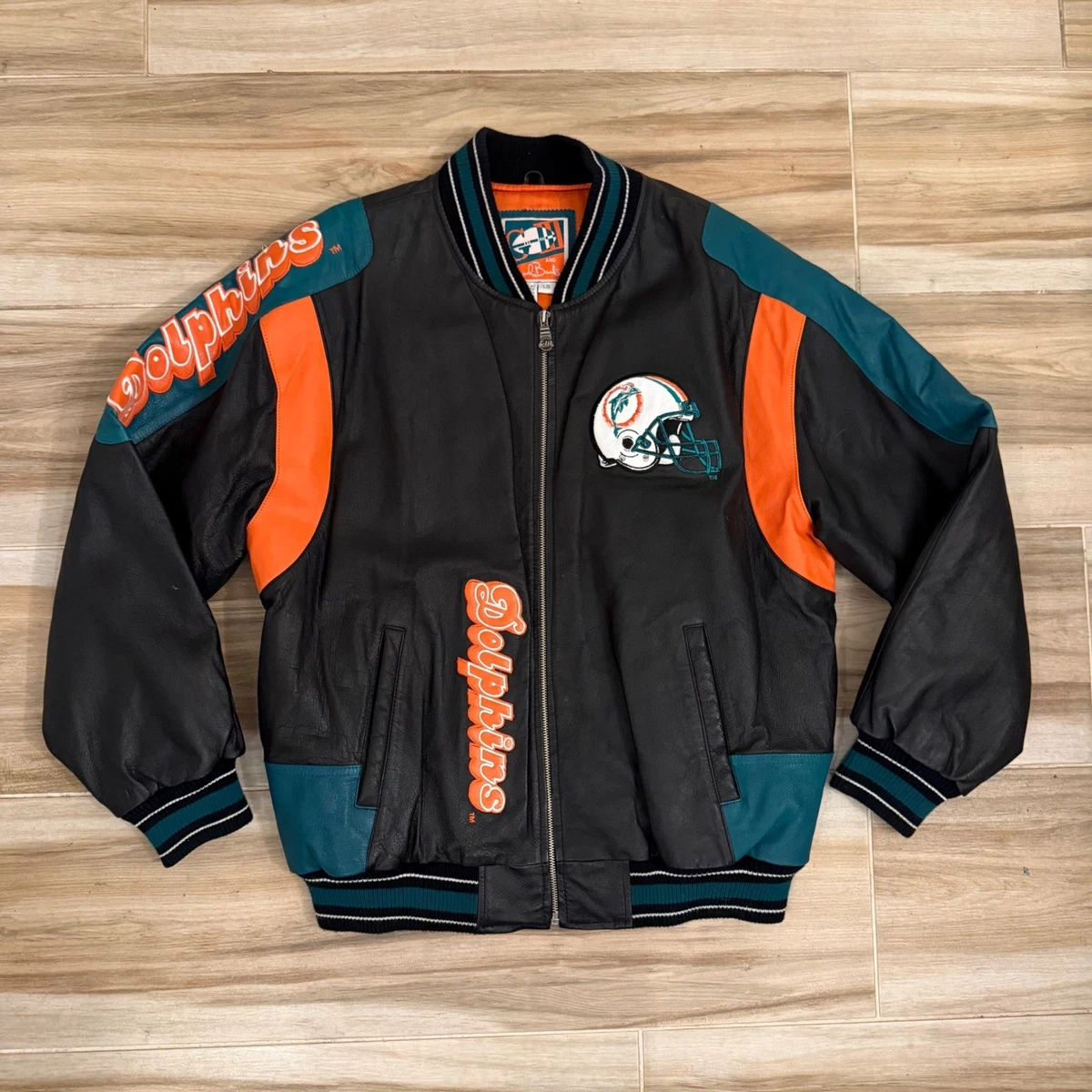 Carl Banks Leather Jacket In Men's Coats & Jackets for sale - eBay