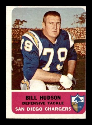 1962 Fleer #85 Bill Hudson RC VG/VGEX X3690599