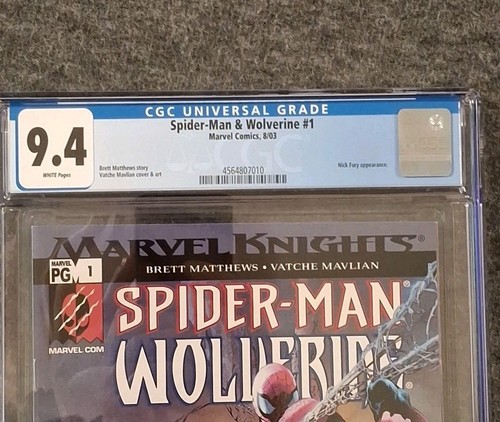 Spider-Man & Wolverine #1 (Marvel Comics August 2003) CGC 9.4 - Picture 3 of 4