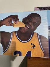 Vintage Shaq Taco Bell Sign 1997 Taco Neck Syndrome Ships Quick and free
