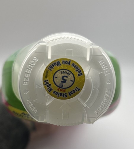 Resolve todas las manchas pretratamiento quitamanchas de lavandería doble potencia 22 oz nuevo difícil de encontrar - Imagen 2 de 3