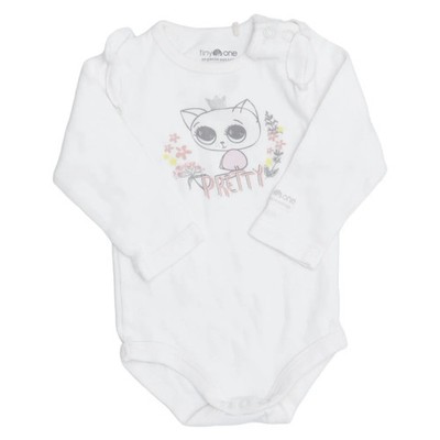Tiny One, Body, Größe: 62, Weiß, Baumwolle, Print, Mädchen #fjs
