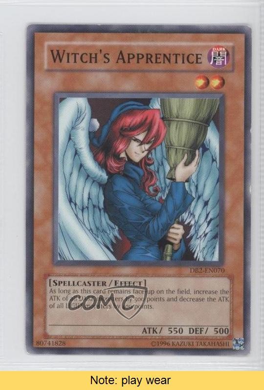 Witch's Apprentice YuGiOh Dark Beginning 2 #DB2-EN070 2005 READ 0b5