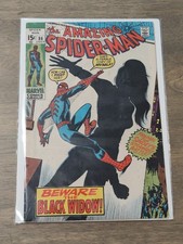Amazing Spider-Man 86 Black Widow New Costume John Romita Cover Mid-grade
