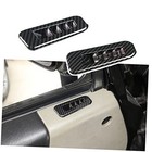 Car Door Air Vent Cover Fit for 2003-2007 Hummer H2, Carbon Fiber Pattern Black