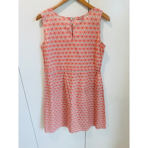 Womens Sundress Picnic Farmers Market Pink Grey Size Medium Summer dresses - Picture 7 of 9
