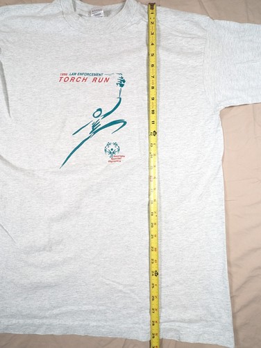 Vintage 1997 Special Olympics Law Enforcement Torch Run Single Stitch USA Made Shirt - Bild 5 von 9