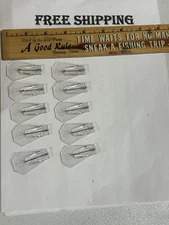 LOT OF 10 Vintage Tennessee Tuffy Deep Diving Double T Crankbait BILLS/LIPS