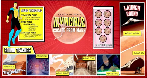Invincible: Escape from Mars - Intergalactic Showdown Board Game - Picture 6 of 8