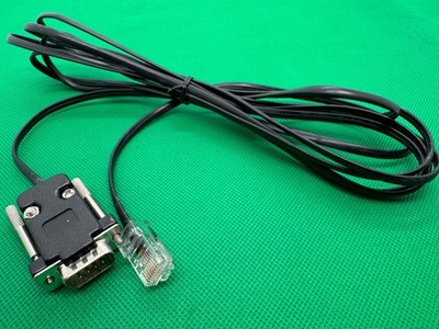Rj45 To Rs232 Db9 9pin Serial Port Male To Rj45 Female Cat5 Ethernet Lan Console