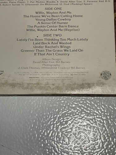 David Allan Coe Rides Again Vinyl Plus Jack Daniel’s If You Please 45 RPM record - Bild 5 von 9