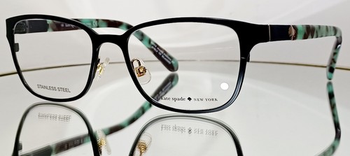 KATE SPADE NEW YORK NINETTE 0003 Eyeglasses MATTE BLACK New Metal 51-17-135 - Picture 3 of 14