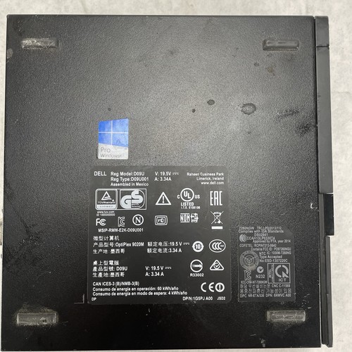 Dell OptiPlex 9020M Micro Intel Core i5-4570S 2,90GHz 8GB RAM ohne SSD ohne OS - Bild 7 von 11
