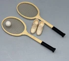 1 Vintage Barbie Francie Skipper Ken Doll Tennis Rackets Ball Sneakers 1960s Lot