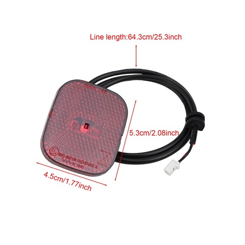 LED Rear Brake Light for Ninebot G2 Max Scooter Brightness Boosts Rider Safety - Picture 4 of 24