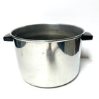 Stock Pot Saucepan 5 Qt Aluminum Double Handles 6 1/2 in tall Soup Kitchen Sauce