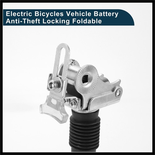 Bike Seat Posts 25.4x200mm Electric Bicycles Battery Anti‑Theft Silver Tone New - Picture 5 of 8