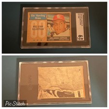 1968 Venezuelan Topps ORLANDO CEPEDA ALL STAR 362 HOF SGC 6 - LOW POP