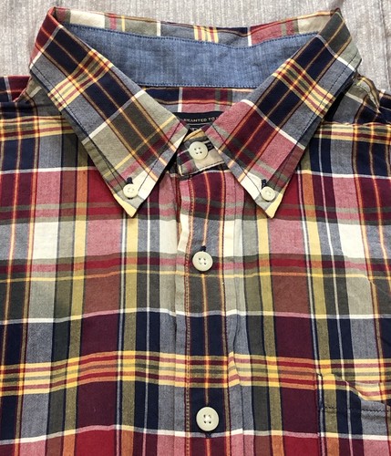 Pendleton kurzärmliges kariertes Button Down Herren Hemd Gr. XL 100% Baumwolle - Bild 4 von 7