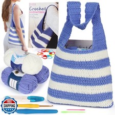 Coopay Crochet Set for Crochet Shoulder Bag, Crochet Kit for Beginners Includ