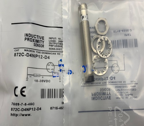 872C-N20NP18-D4 Inductive Proximity Sensor - 第 1/2 張圖片