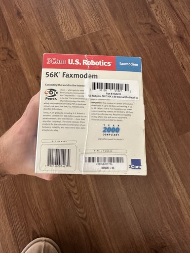 3com US Robotics 56k modem card Model 5687 Brand New - Picture 6 of 6