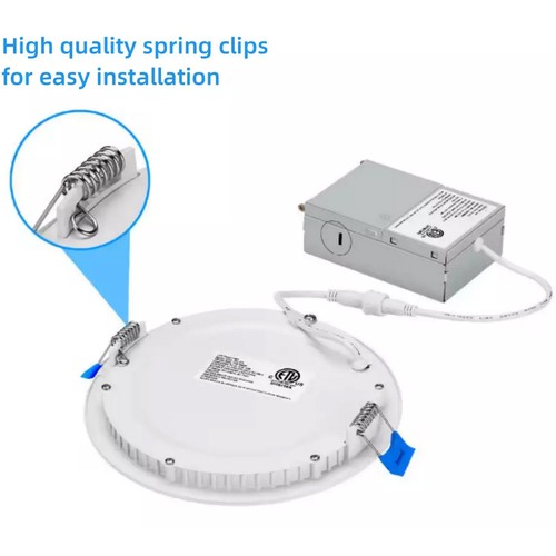 LED Recessed Lights 6 Inch with Night Light - Canless Ultra Thin Wafer Downlight - Picture 14 of 27