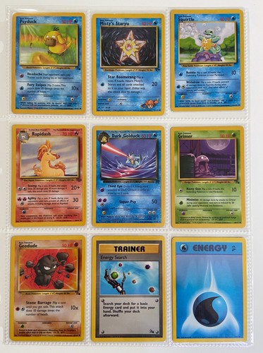 Pokémon Card Binder Collection - Vintage Card Lot | 1999-2000 WOTC Rare/Uncommon