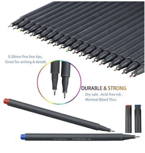 36 farbige Fineliner Stifte feine Spitze Stifte poröse Fineliner Farbstifte - Bild 4 von 7