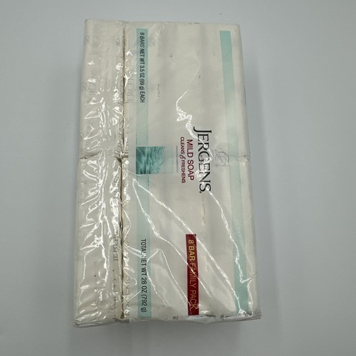 Jergens Mild Soap 3.5 oz Sealed 8 Bars 2014 New in Package With Tallowate - Picture 4 of 4