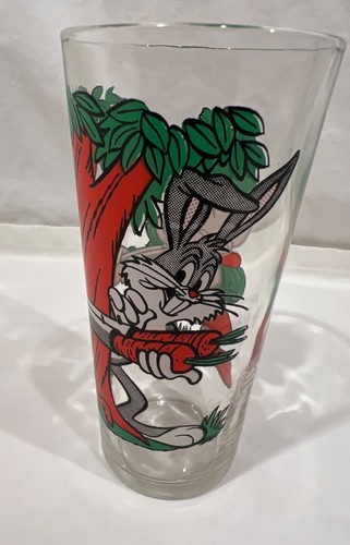 PEPSI Collector Series BUGS BUNNY ELMER FUDD 1976 Warner Bros Glas Vintage - Bild 3 von 4