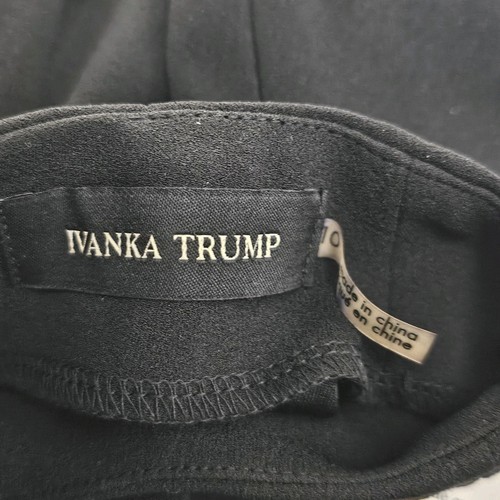Ivanka Trump Kleid Damen 10 schwarz ärmellos hochgeschlossen Etui klassisch Business - Bild 10 von 11