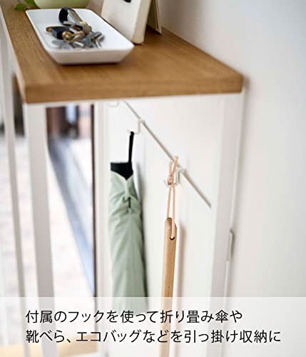 Console table white 5164 W60XD18.5XH80.5cm tower Easy to place slim - Picture 6 of 8