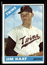 1966 Topps Jim Kaat EX Set Break #445