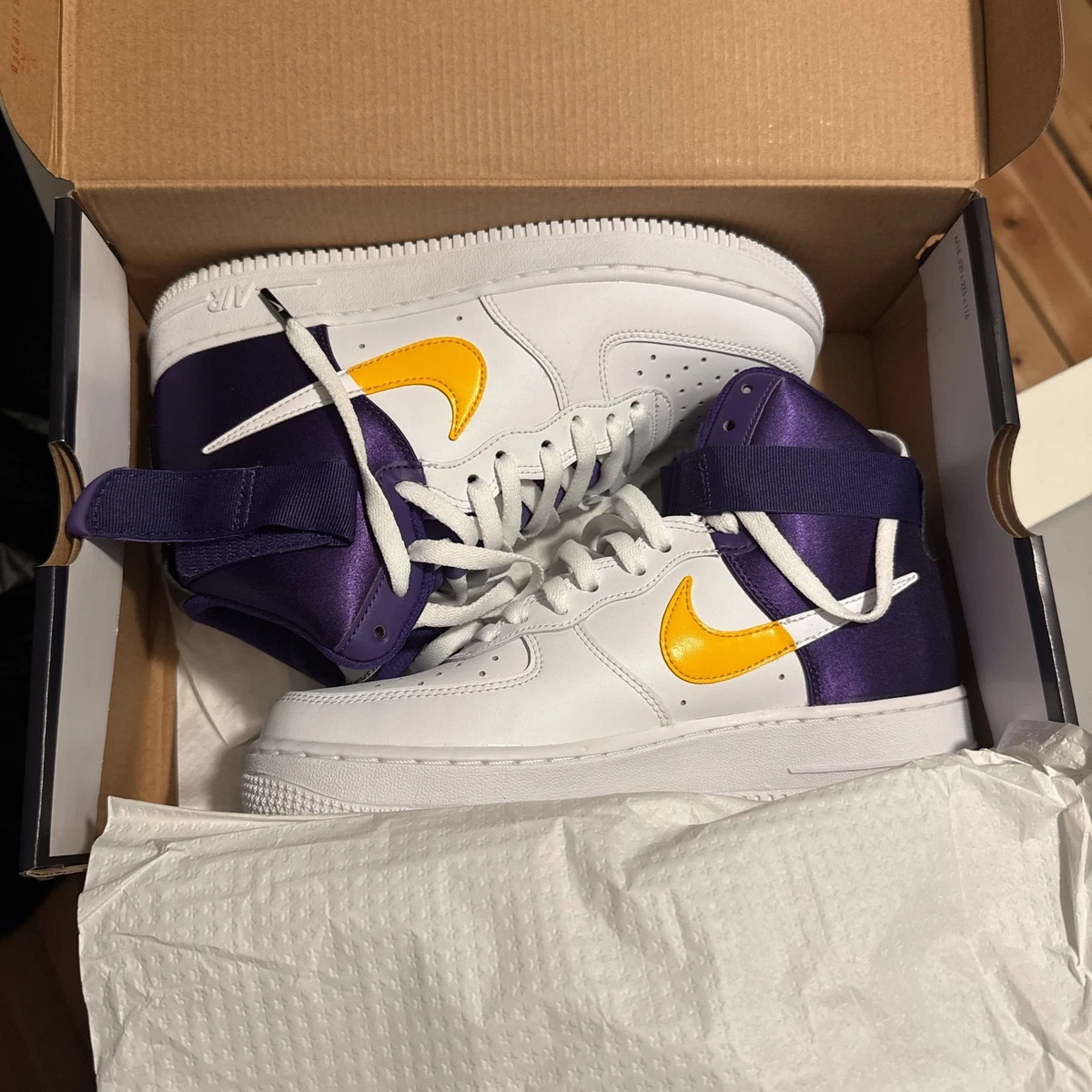 Nike NBA x Air Force 1 '07 High Lakers for Sale | Authenticity