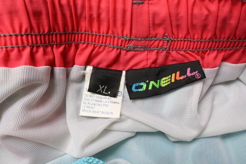 O'Neill Bademode Herren XL Gummibund Kordelzug Gefüttert Blumenmuster Shorts - Bild 6 von 9