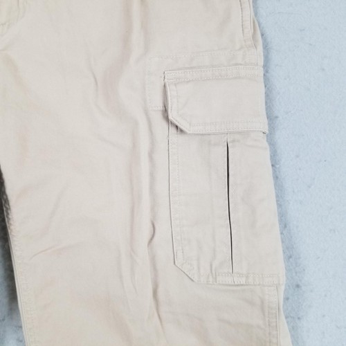 Roundtree & Yorke Pants Mens 34x32 Beige Cargo CoreComfort Waistband Casual - Picture 6 of 14