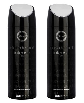 *PACK OF 2* ARMAF Club De Nuit Intense for Men 6.8 oz 200 ml Perfume Body Spray