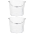 2 stücke KTV Kreative Acryleis Eime BAR EIS Container Tragbare Eiskübel