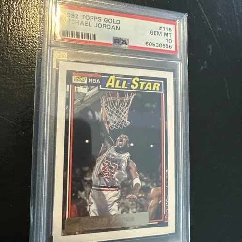 Jordan 1992 Topps Jordan Gold