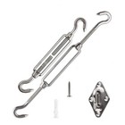 44Pack Shade Sail Hardware Kit Stainless Steel 304 for Triangle Rectangle Sun