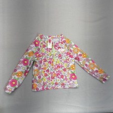 Betsey Johnson Swimsuit Girls 4 UPF 50 Zip Surf Beach Rash Guard