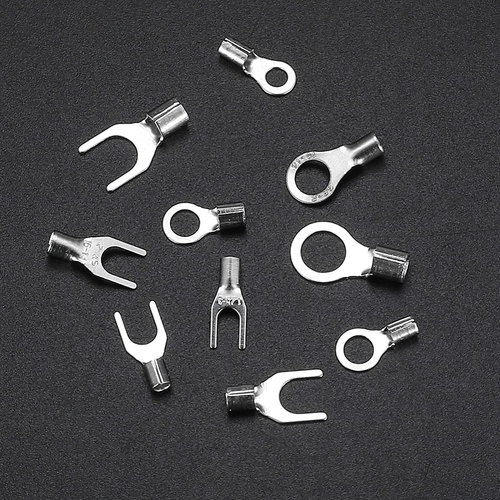 Kit 320 pz morsetti ad anello non isolati e connettore forcella anello rame forcella tipo U - Foto 4 di 7