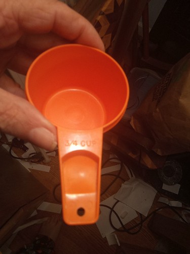 Tupperware Bright Orange Set di 6 misurini nido (usati) (T/M) - Foto 8 di 11